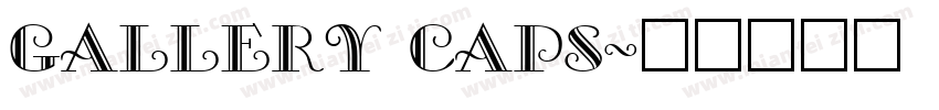 Gallery Caps字体转换